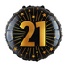 Folieballon Golden Celebrations 21 jaar 45cm (GN-4571)