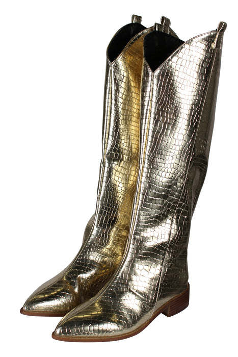 Dameslaarzen Metallic Snake