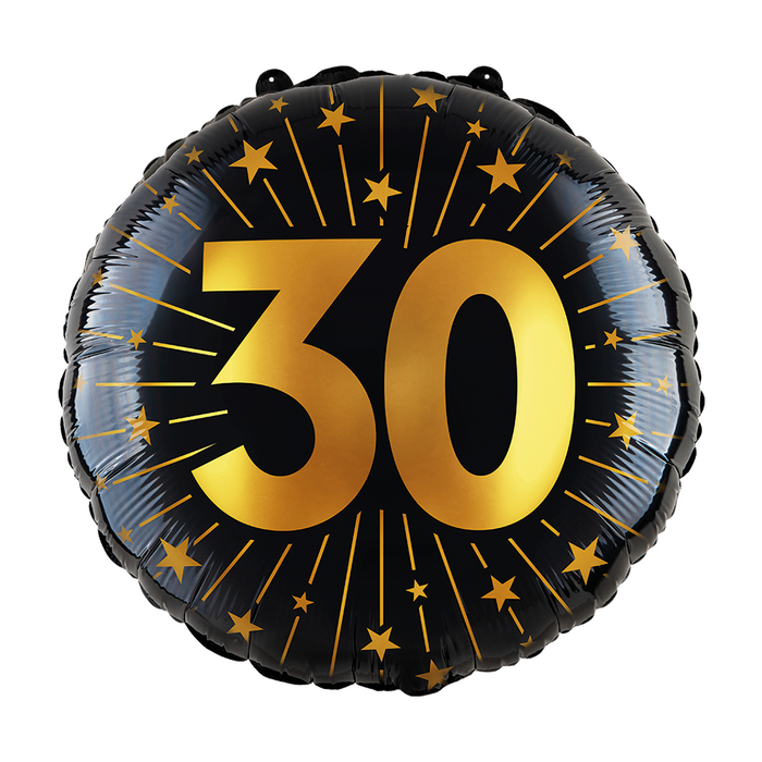 Folieballon Golden Celebrations 30 jaar 45cm (GN-4573)