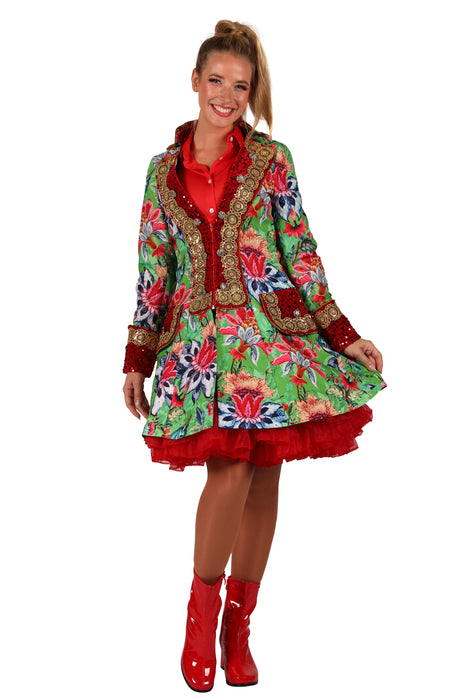 Carnavalsjas Flower Sensation Dames