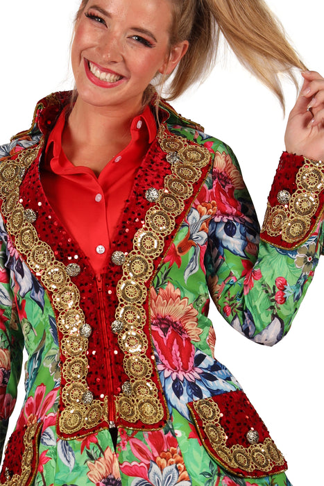 Carnavalsjas Flower Sensation Dames