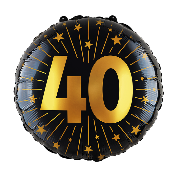 Folieballon Golden Celebrations 40 jaar 45cm (GN-4575)