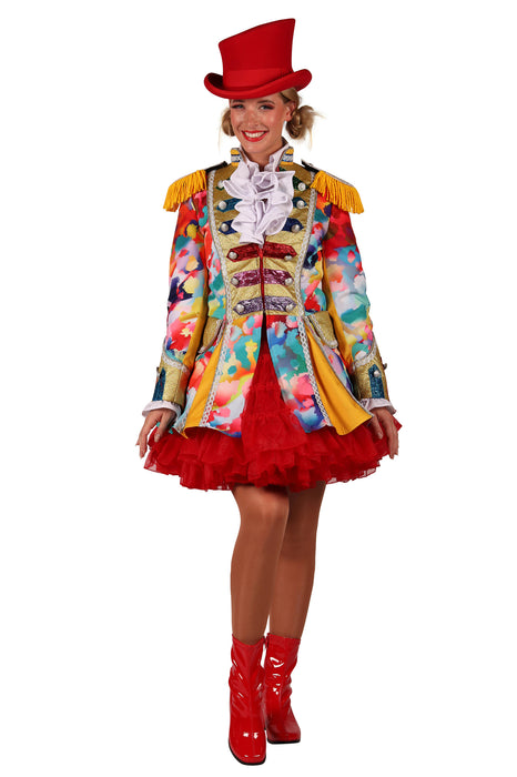 Carnavalsjas Color Paint Splatters dames