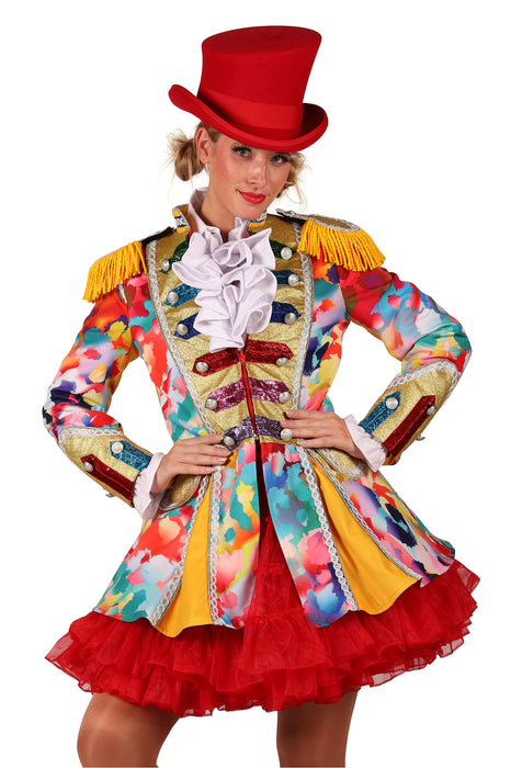 Carnavalsjas Color Paint Splatters dames