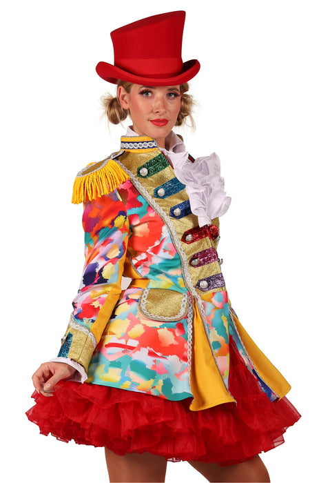 Carnavalsjas Color Paint Splatters dames