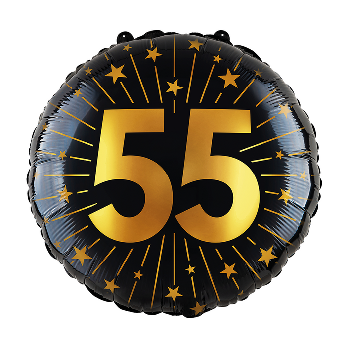 Folieballon Golden Celebrations 55 jaar 45cm (GN-4578)