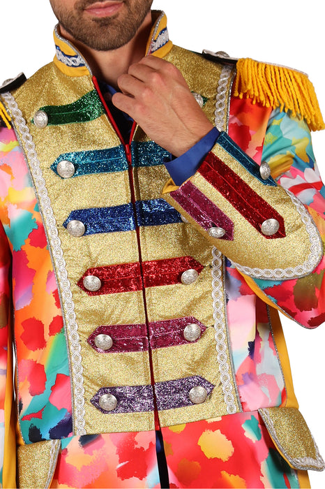 Carnavalsjas Color Paint Splatters heren