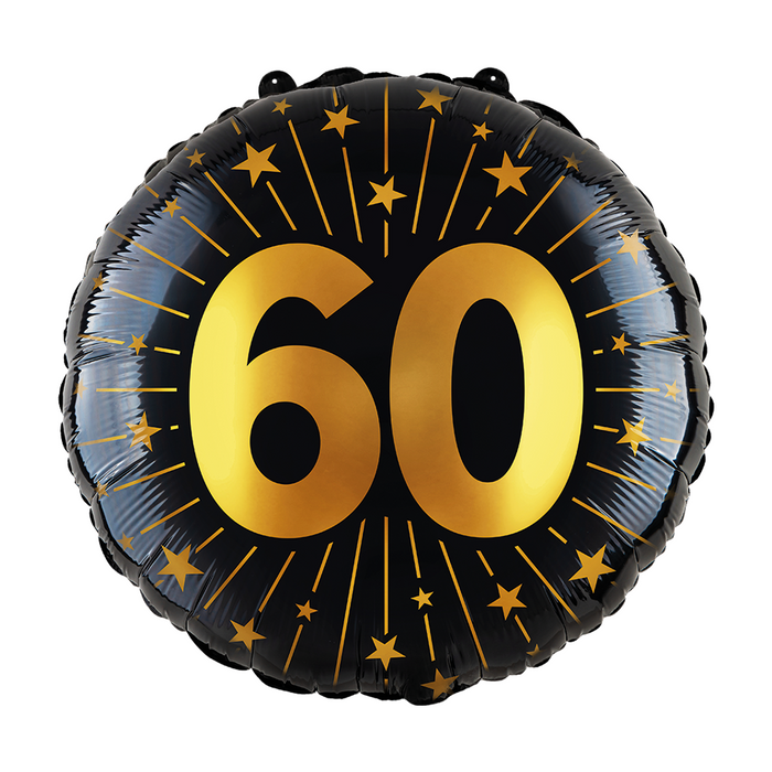 Folieballon Golden Celebrations 60 jaar 45cm (GN-4579)