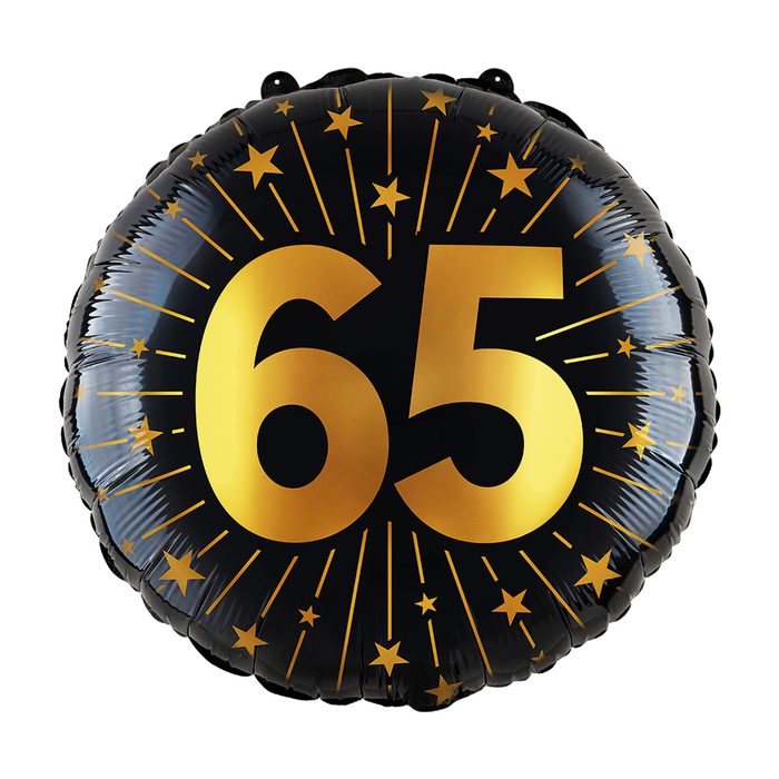 Folieballon Golden Celebrations 65 jaar 45cm (GN-4580)