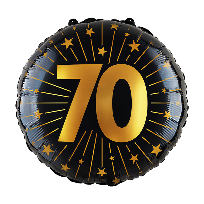 Folieballon Golden Celebrations 70 jaar 45cm (GN-4581)