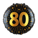 Folieballon Golden Celebrations 80 jaar 45cm (GN-4583)