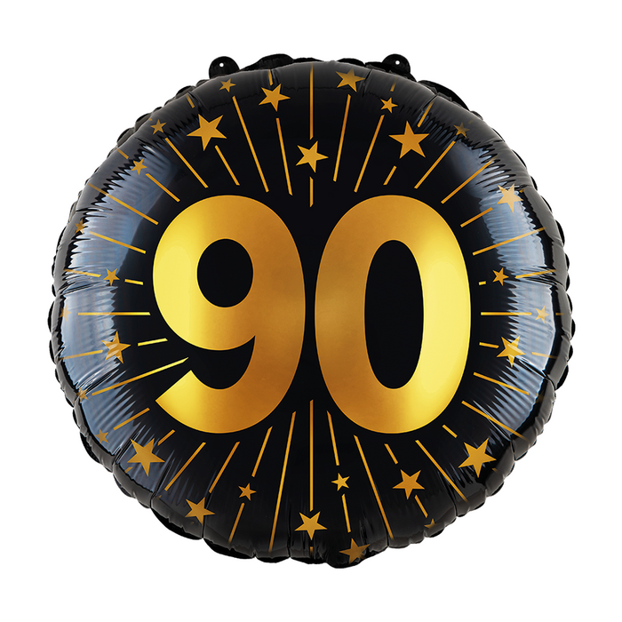 Folieballon Golden Celebrations 90 jaar 45cm (GN-4585)