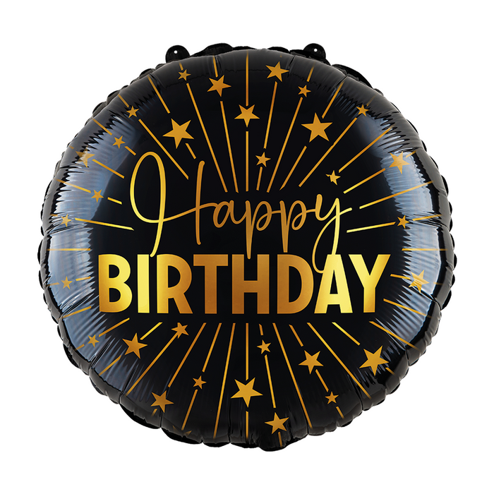 Folieballon Golden Celebrations Happy Birthday 45cm (GN-4588)