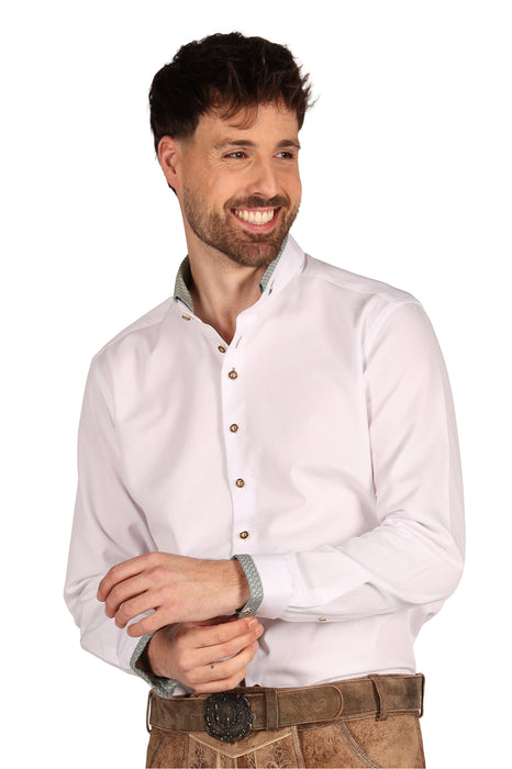 Oktoberfest Blouse Noah Wit-Groen Heren