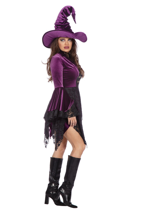 Heksenjurk Purple Velvet