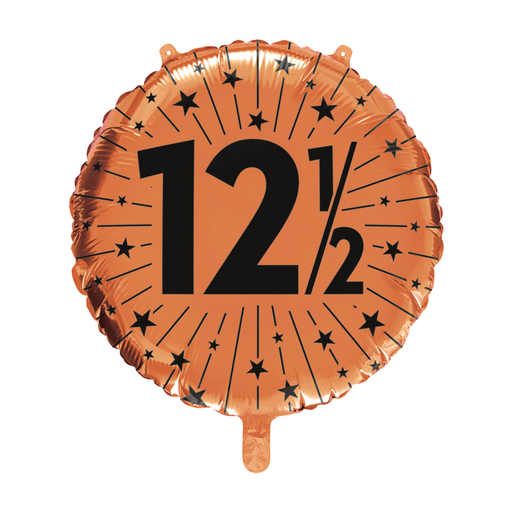 Folieballon 12,5 Jaar Koper 45cm (GN-4772)