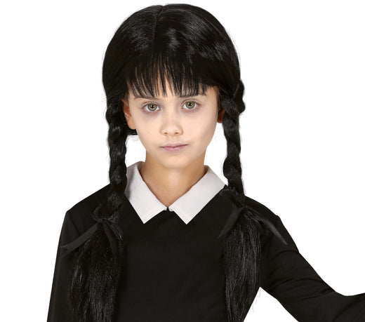 Wednesday pruik voor kinderen