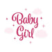 Raamstickers Baby - Roze - Baby Girl