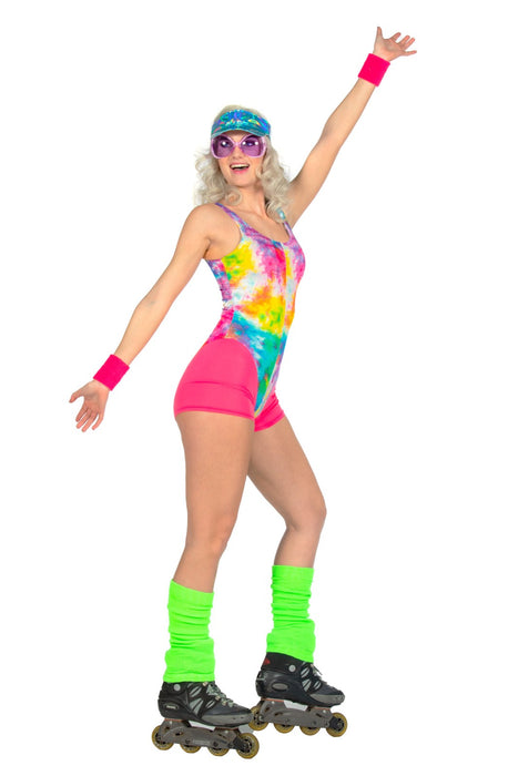 Barbie Aerobics tye dye kostuum