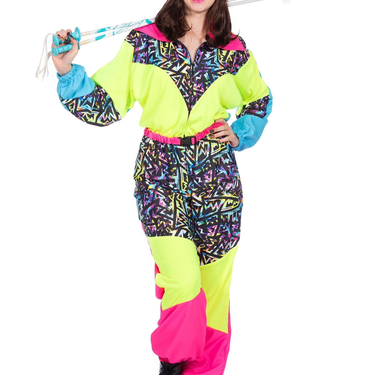 Retro ski kostuum uit de jaren 80 voor mannen. De coolste Retro ski kostuum uit de jaren 80 voor mannen. De coolste