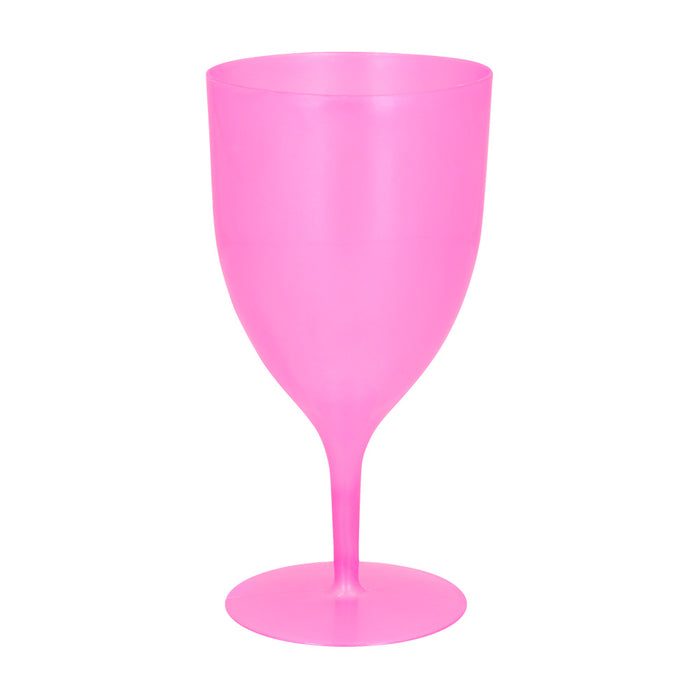 Kunststof wijnglas roze
