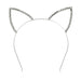 Boland Celestial Cat zilveren metalen diadeem met kattenoren - foto c
