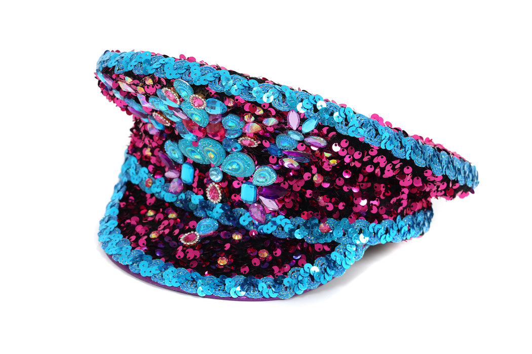 Pet Sequin Delight Turquoise Pink
