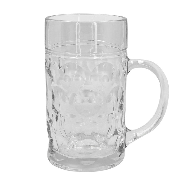 Glazen bierpul XXL - 1L