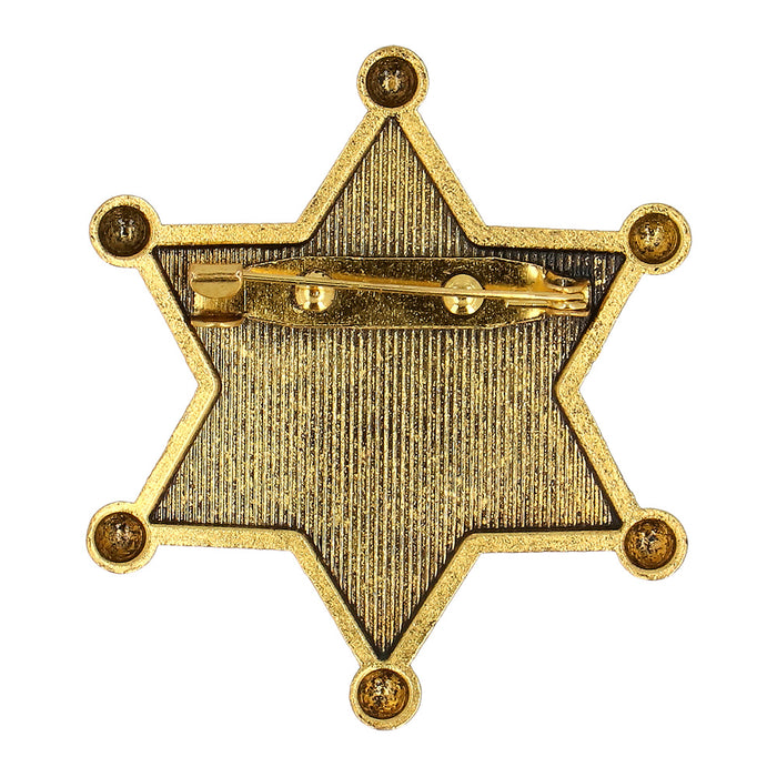 Sheriff Badge Metaal Goud