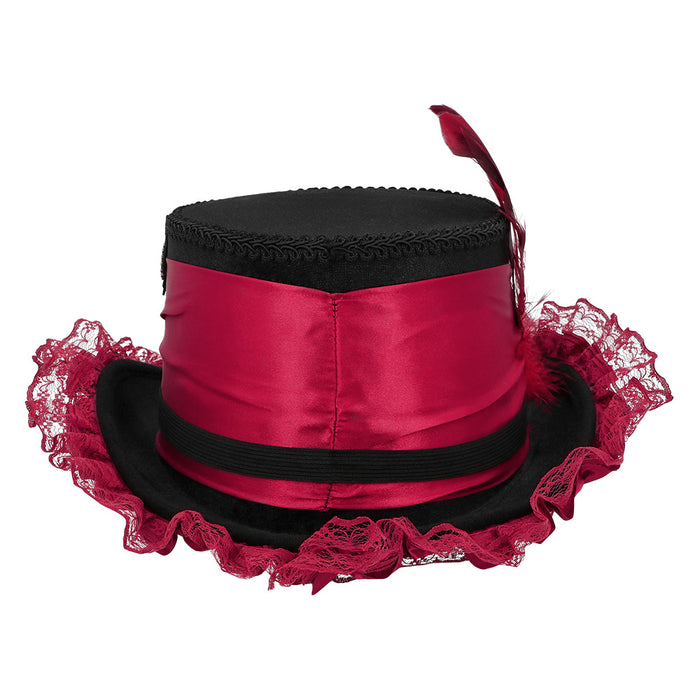 Steampunk Hoed Steam Scarlet