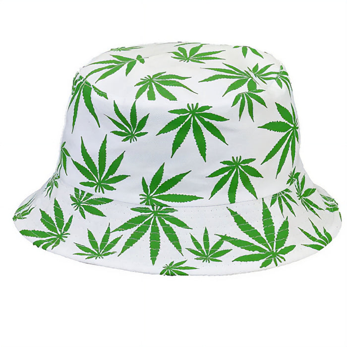 Bucket Hat Wietbladeren