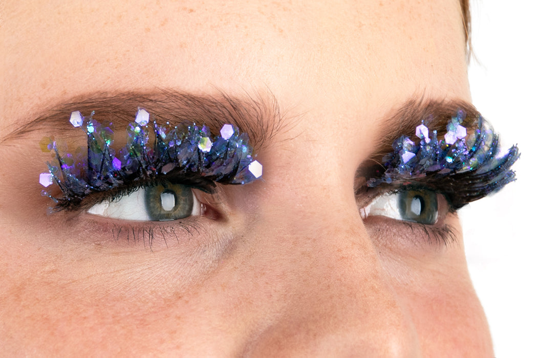 PXP Wimpers Fluoriserend glitter Calypso stijl