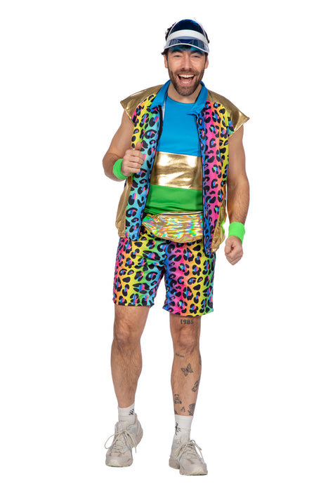Foute Party Neon Panter Herensetje