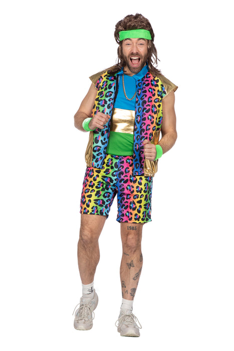 Foute Party Neon Panter Herensetje