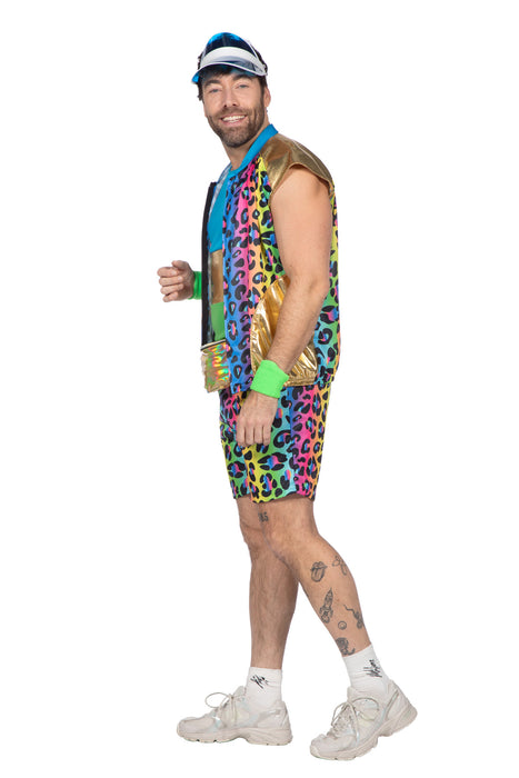 Foute Party Neon Panter Herensetje