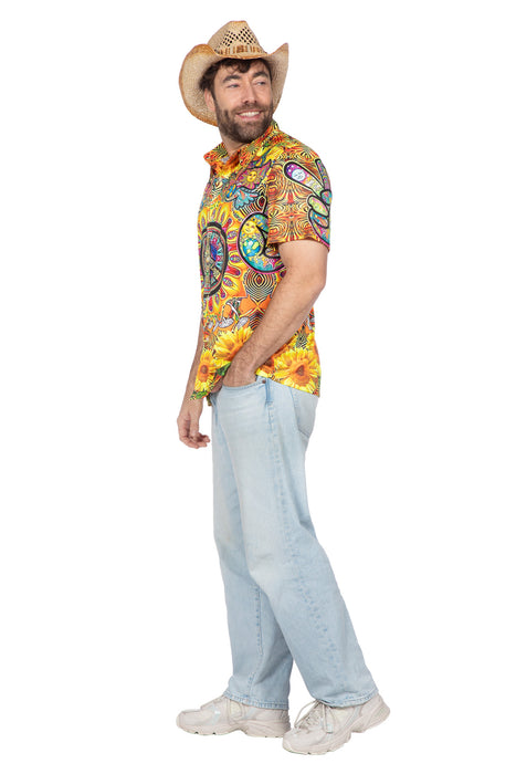 Blouse Hippie Peace Zonnebloem