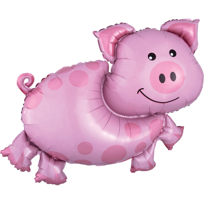 Folieballon SuperShape Pig
