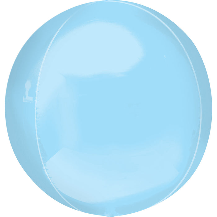 Folieballon Orbz Pastel Blue