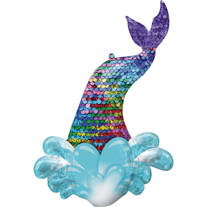 Folieballon SuperShape Mermaid Sequin Tail