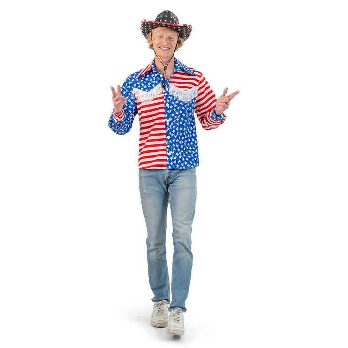 Blouse Party USA voor heren