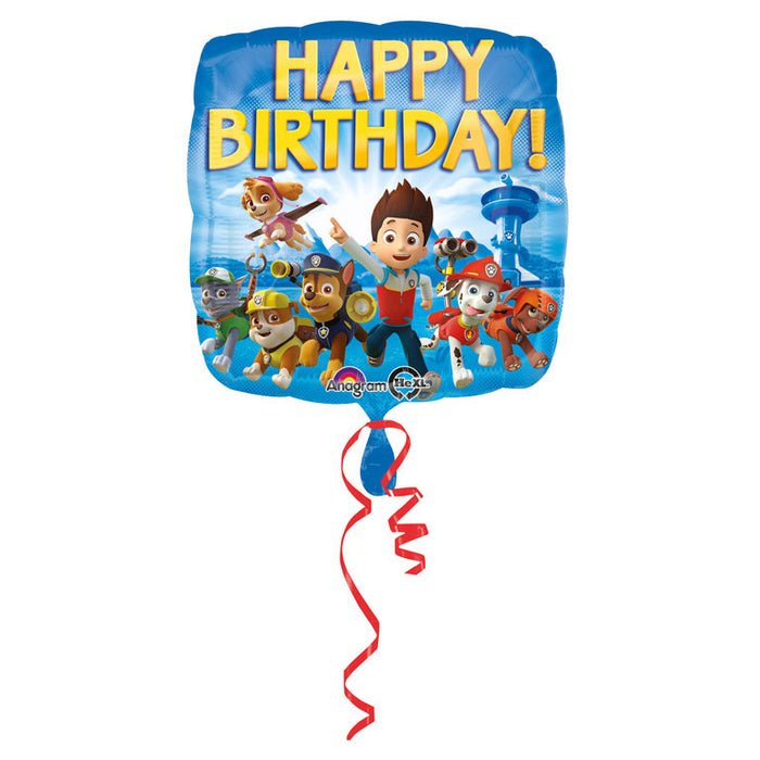 Folieballon Standard Paw Patrol Happy Birthday