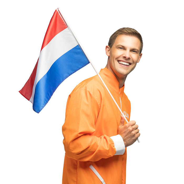 Polyester zwaaivlag Nederland 30x45cm