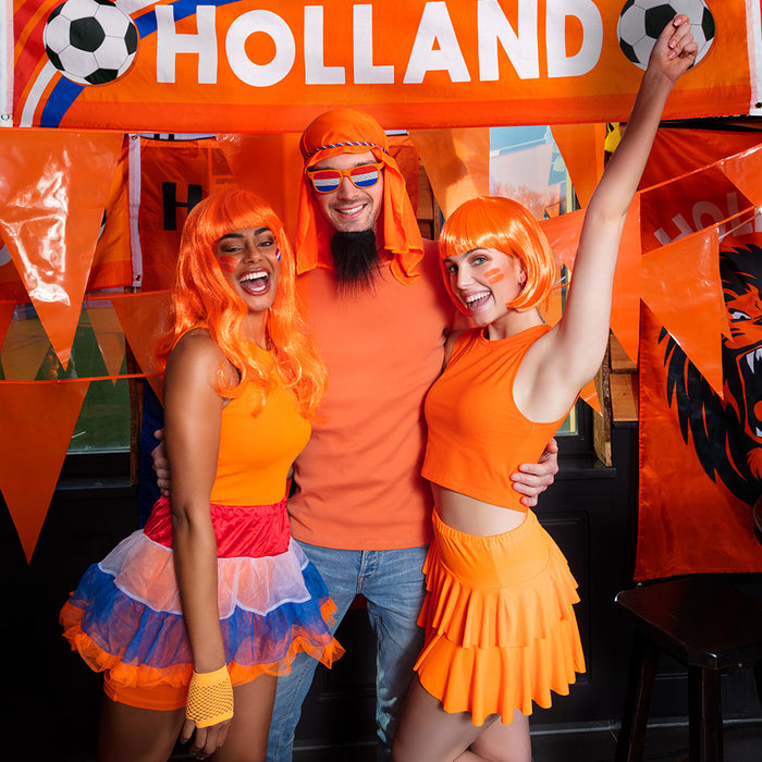 Banner Holland voetbal 180x50cm