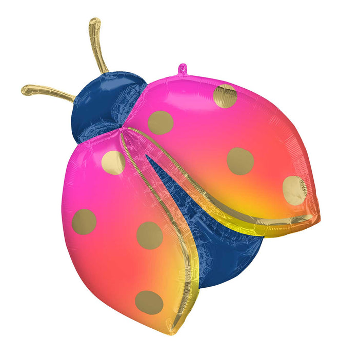 Folieballon SuperShape Colorful Ladybug