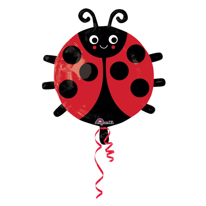 Folieballon Junior Shape Happy Lady Bug