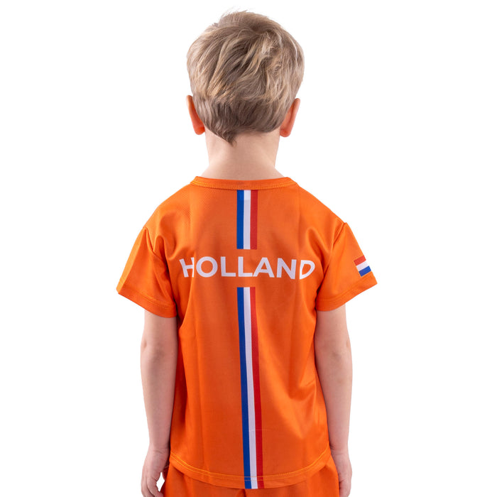 T-shirt Holland oranje voor kinderen