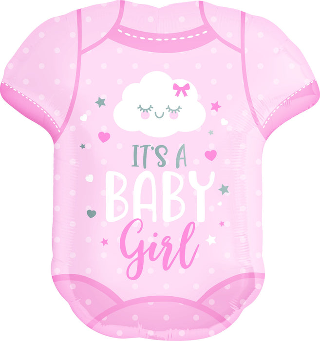 Folieballon SuperShape Baby Girl Onesie