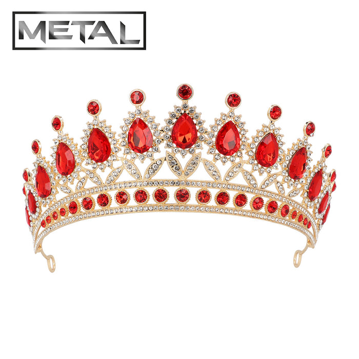 Metalen tiara Royal Christina
