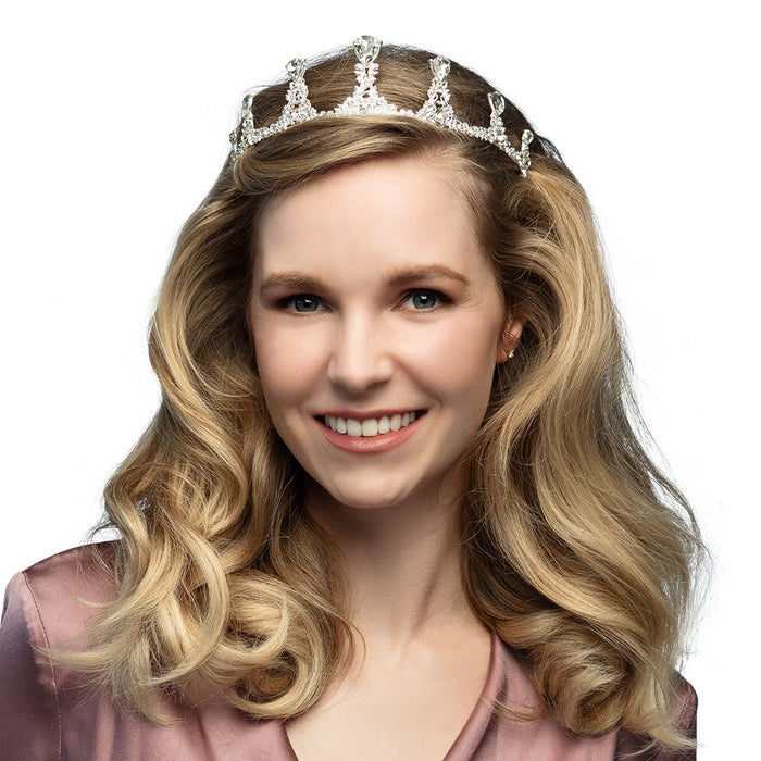 Metalen tiara Royal Caroline