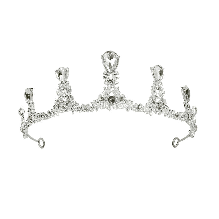 Metalen tiara Royal Caroline